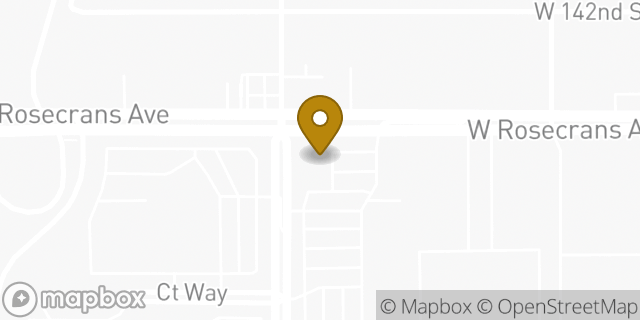 Map showing the location of Starbucks in Hawthorne, CA 90250