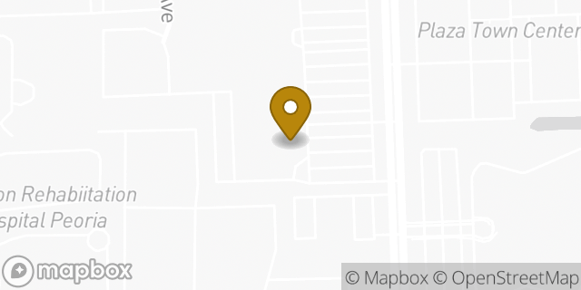 Map showing the location of Banner Peoria in Peoria, AZ 85381