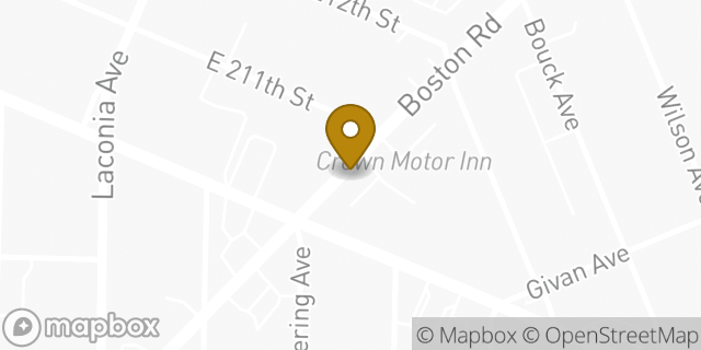 Map showing the location of AutoZone in Bronx, NY 10469