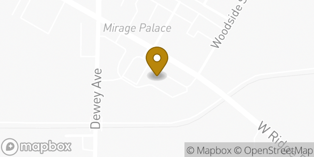 Map showing the location of Amazon Locker - Rebel in Rochester, NY 14615
