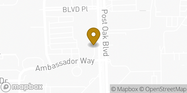 Map showing the location of Pearle Vision in Houston, TX 77056
