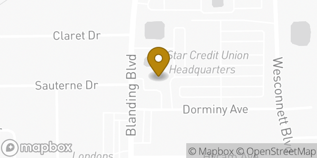 Map showing the location of AutoZone in Jacksonville, FL 32210