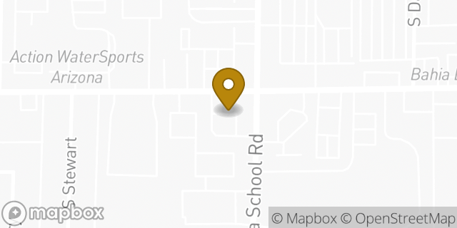 Map showing the location of Enterprise Rent-A-Car in Mesa, AZ 85202