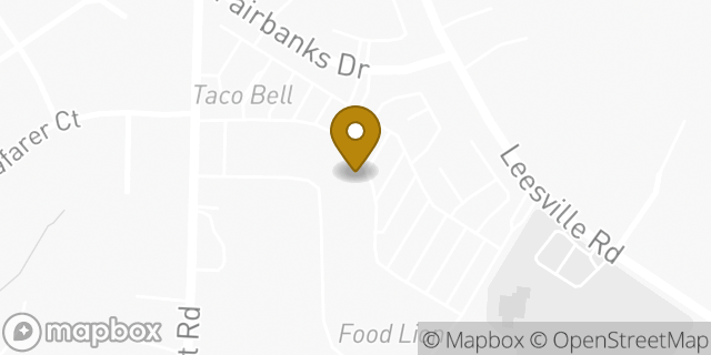 Map showing the location of Subway in Raleigh, NC 27613
