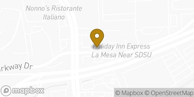 Map showing the location of ATM 7ELEVEN-FCTI in La Mesa, CA 91942