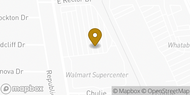 Map showing the location of Walmart Connection Center in San Antonio, TX 78216
