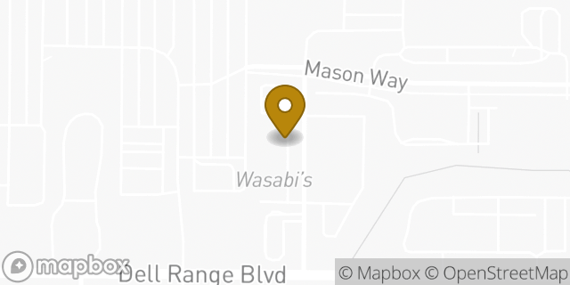 Map showing the location of OneMain Financial in Cheyenne, WY 82009