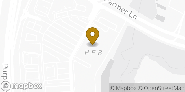 Map showing the location of Tech Ridge H-E-B in Austin, TX 78753