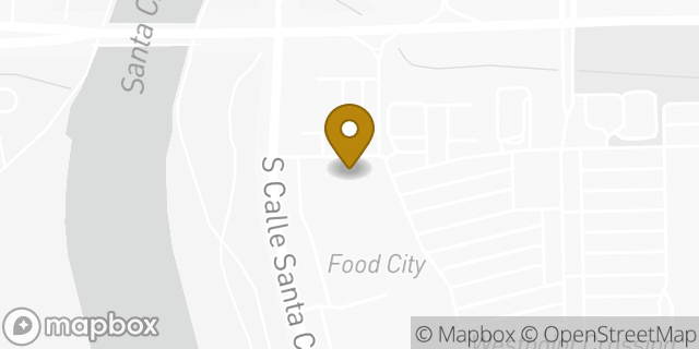Map showing the location of OneMain Financial in Tucson, AZ 85714
