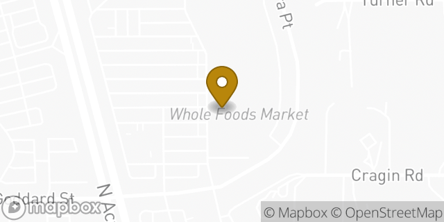 Map showing the location of Whole Foods Market in Colorado Springs, CO 80920