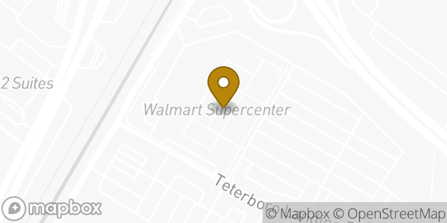 Map showing the location of ATM Costco in Teterboro, NJ 07608