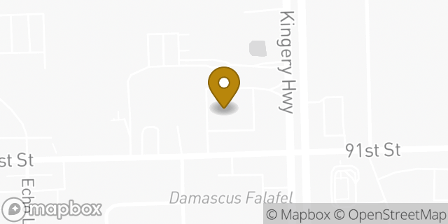 Map showing the location of ATM Walgreens in Willowbrook, IL