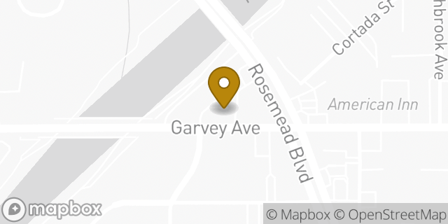 Map showing the location of Enterprise Rent-A-Car in South El Monte, CA 91733