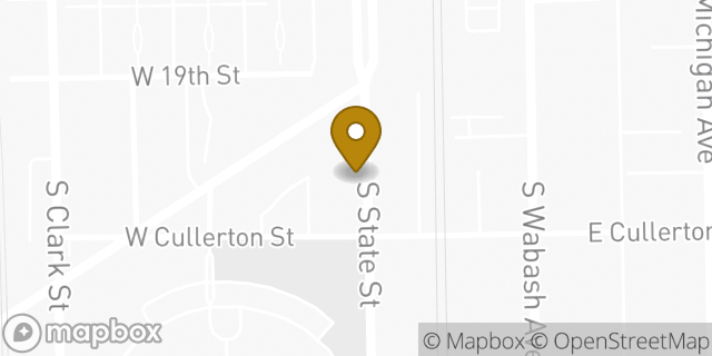 Map showing the location of Subway in Chicago, IL 60616