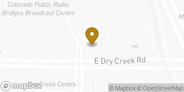 Map showing the location of ATM 7ELEVEN-FCTI in Centennial, CO