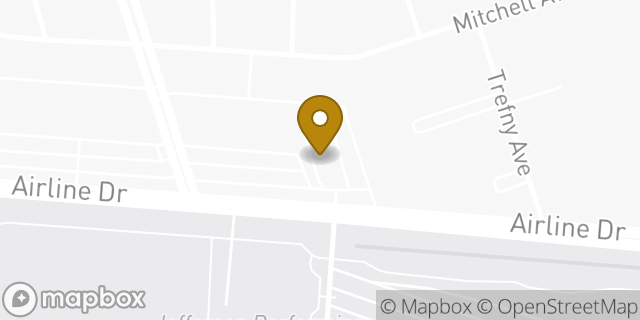 Map showing the location of McDonald's in Metairie, LA 70003