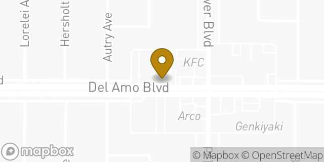 Map showing the location of Baskin-Robbins in Lakewood, CA 90712