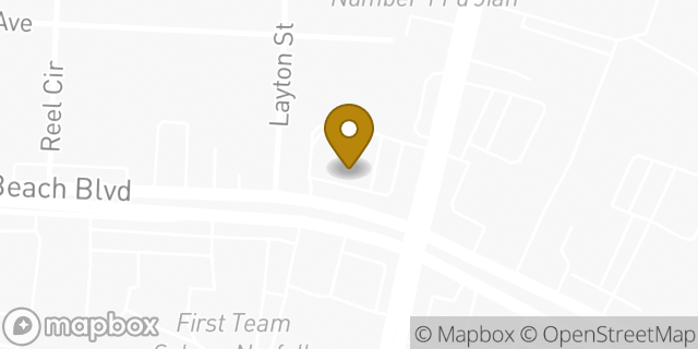 Map showing the location of CVS Pharmacy in Norfolk, VA 23502