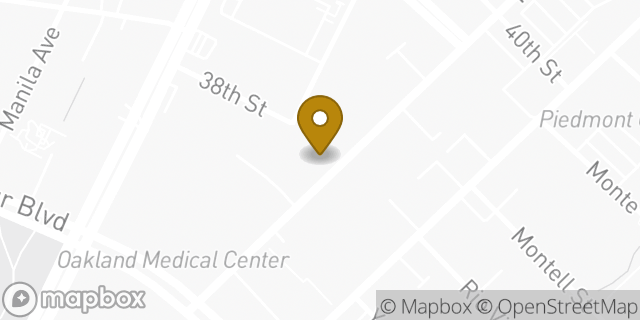 Map showing the location of Kaiser Permanente Pharmacy in Oakland, CA 94611