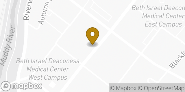 Map showing the location of Walgreens Pharmacy in Boston, MA 02215