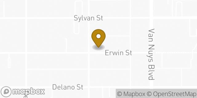 Map showing the location of Valley CrossFit in Van Nuys, CA