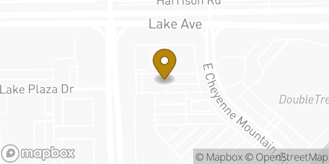 Map showing the location of Baskin-Robbins in Colorado Springs, CO 80906