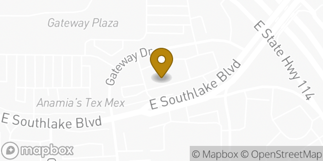 Map showing the location of Chipotle Mexican Grill in Southlake, TX 76092