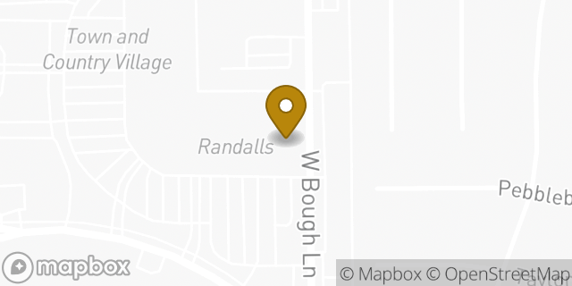 Map showing the location of Randalls in Houston, TX 77024