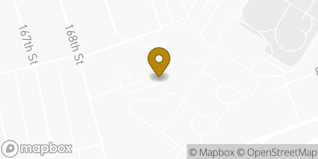 Map showing the location of Amazon Locker - Jaap in Jamaica, NY 11439