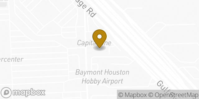 Map showing the location of Subway in Houston, TX 77034