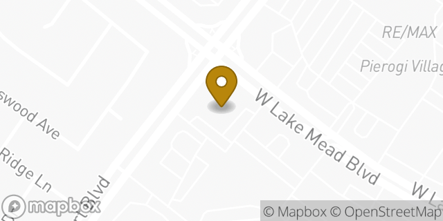 Map showing the location of Bank of America in Las Vegas, NV 89128