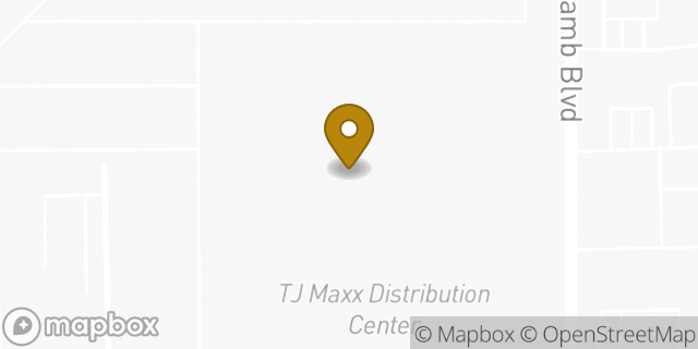 Map showing the location of Marmaxx Distribution Center in North Las Vegas, NV 89081