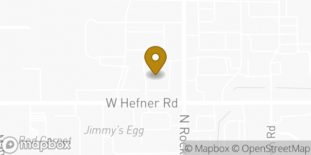 Map showing the location of Walgreens in Oklahoma City, OK 73162