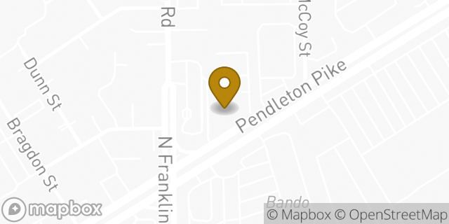 Map showing the location of EZPAWN in Lawrence, IN 46226