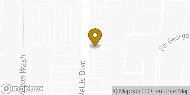 Map showing the location of Pearle Vision in Las Vegas, NV 89110