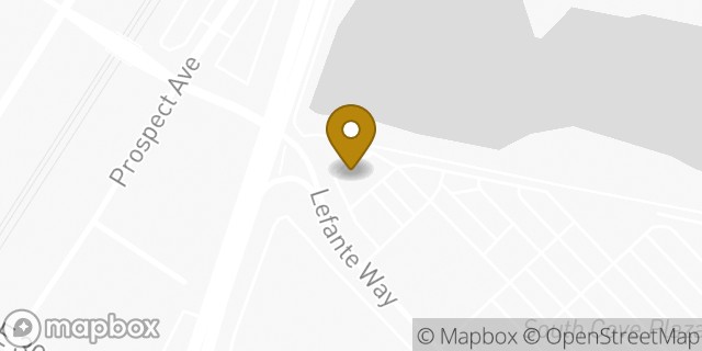 Map showing the location of Starbucks in Bayonne, NJ 07002