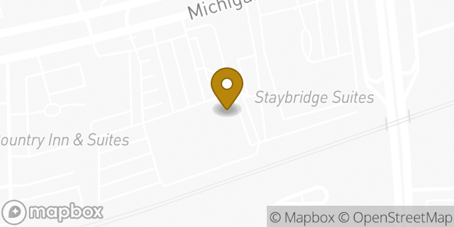 Map showing the location of Chuck E. Cheese in Dearborn, MI 48124