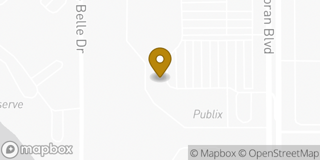 Map showing the location of The UPS Store in Orlando, FL 32822
