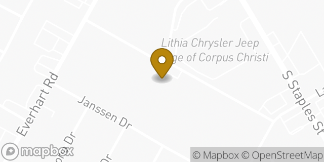 Map showing the location of KinderCare in Corpus Christi, TX 78411