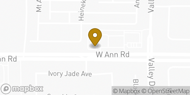 Map showing the location of Ann in Las Vegas, NV 89031