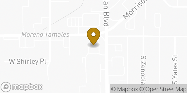 Map showing the location of 7-Eleven in Lakewood, CO 80232