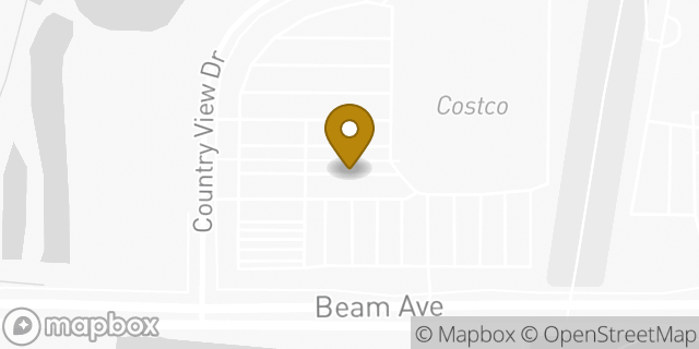 Map showing the location of ATM Costco in Maplewood, MN 55109