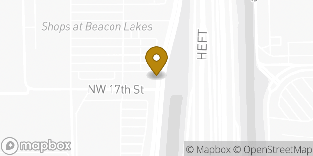 Map showing the location of Chipotle Mexican Grill in Miami, FL 33182