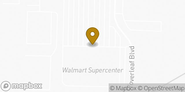 Map showing the location of Walmart in Alexandria, LA 71303