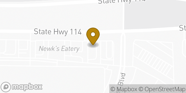 Map showing the location of Whataburger in Fort Worth, TX 76177