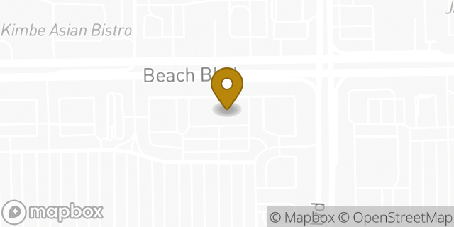 Map showing the location of Chipotle Mexican Grill in Jacksonville, FL 32224