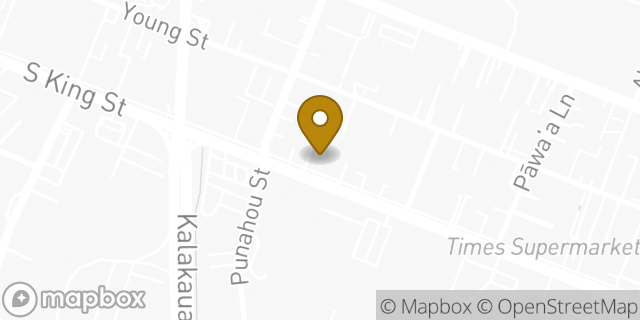 Map showing the location of Baskin-Robbins in Honolulu, HI 96826