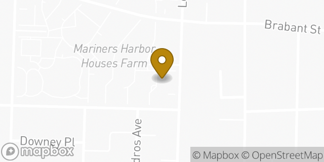Map showing the location of Amazon Locker - Weasel in Staten Island, NY 10303