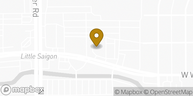 Map showing the location of AutoZone in Garland, TX 75042