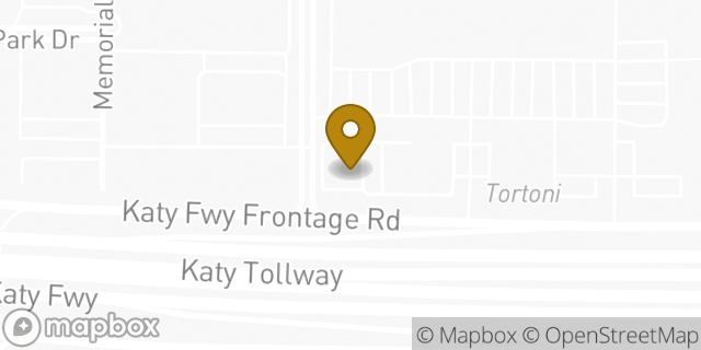 Map showing the location of Starbucks in Houston, TX 77024